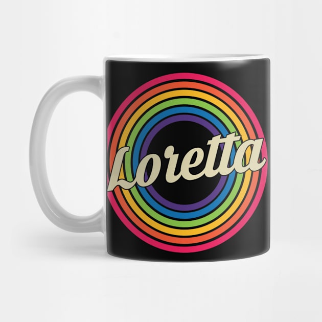 Loretta - Retro Rainbow Style by MaydenArt